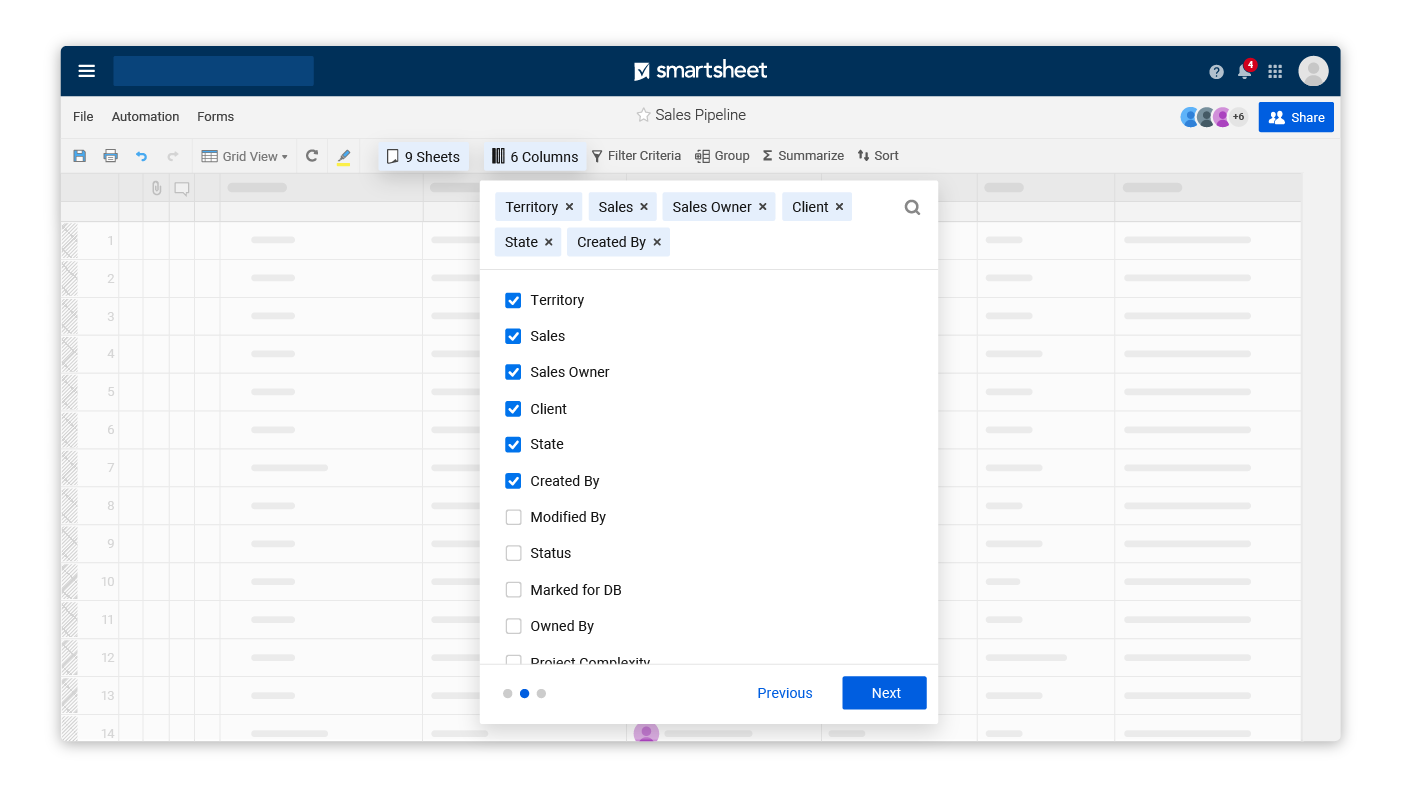 Report Builder Smartsheet